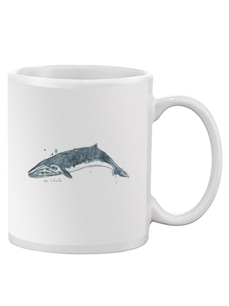 Cetacea Sei Whale. Mug -June Erica Vess Designs