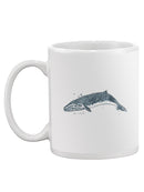 Cetacea Sei Whale. Mug -June Erica Vess Designs