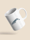 Cetacea Sei Whale. Mug -June Erica Vess Designs