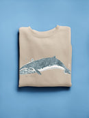 Cetacea Sei Whale Sweatshirt -June Erica Vess Designs