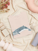 Cetacea Sei Whale T-shirt -June Erica Vess Designs