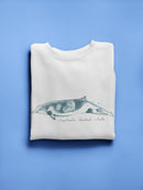 Cetacea Shepherd's Beak Whale Sweatshirt -June Erica Vess Designs