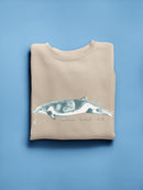 Cetacea Shepherd's Beak Whale Sweatshirt -June Erica Vess Designs