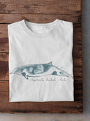Cetacea Shepherd's Beak Whale T-shirt -June Erica Vess Designs