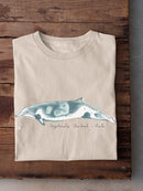 Cetacea Shepherd's Beak Whale T-shirt -June Erica Vess Designs
