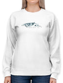 Cetacea Shepherd's Beak Whale Sweatshirt -June Erica Vess Designs