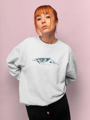 Cetacea Shepherd's Beak Whale Sweatshirt -June Erica Vess Designs