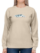 Cetacea Shepherd's Beak Whale Sweatshirt -June Erica Vess Designs