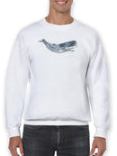 Cetacea Whale Sweatshirt -June Erica Vess Designs