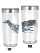 Cetacea Whale. Tumbler -June Erica Vess Designs