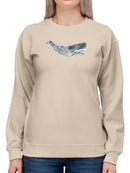 Cetacea Whale Sweatshirt -June Erica Vess Designs