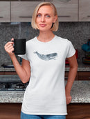 Cetacea Whale T-shirt -June Erica Vess Designs