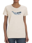 Cetacea Whale T-shirt -June Erica Vess Designs