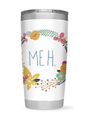 Snarky Florals. Ix Tumbler -June Erica Vess Designs