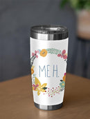 Snarky Florals. Ix Tumbler -June Erica Vess Designs