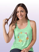 Snarky Florals Ix. T-shirt -June Erica Vess Designs