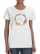 Snarky Florals Ix. T-shirt -June Erica Vess Designs