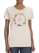Snarky Florals Vii. T-shirt -June Erica Vess Designs