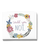 Snarky Florals. Viii Wall Art -June Erica Vess Designs