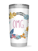 Snarky Florals. X Tumbler -June Erica Vess Designs