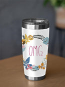 Snarky Florals. X Tumbler -June Erica Vess Designs