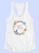 Snarky Florals X. T-shirt -June Erica Vess Designs