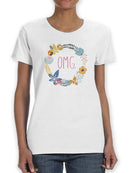 Snarky Florals X. T-shirt -June Erica Vess Designs