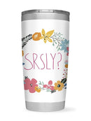 Snarky Florals. Xi Tumbler -June Erica Vess Designs