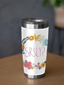 Snarky Florals. Xi Tumbler -June Erica Vess Designs