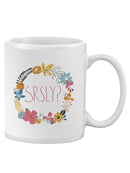 Snarky Florals. Xi Mug -June Erica Vess Designs