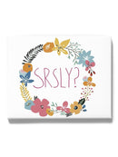 Snarky Florals. Xi Wall Art -June Erica Vess Designs