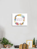 Snarky Florals. Xi Wall Art -June Erica Vess Designs
