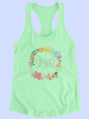 Snarky Florals Xi. T-shirt -June Erica Vess Designs