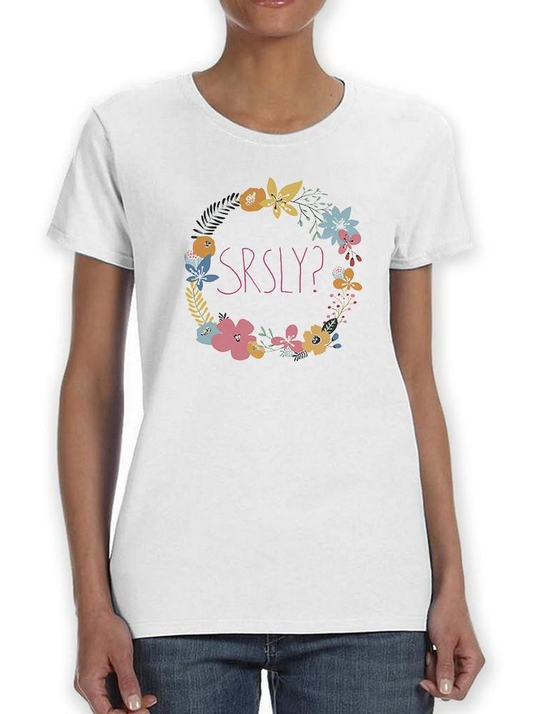 Snarky Florals Xi. T-shirt -June Erica Vess Designs