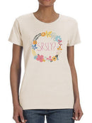 Snarky Florals Xi. T-shirt -June Erica Vess Designs