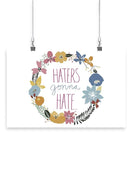 Snarky Florals. Xii Wall Art -June Erica Vess Designs