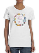 Snarky Florals Xii. T-shirt -June Erica Vess Designs