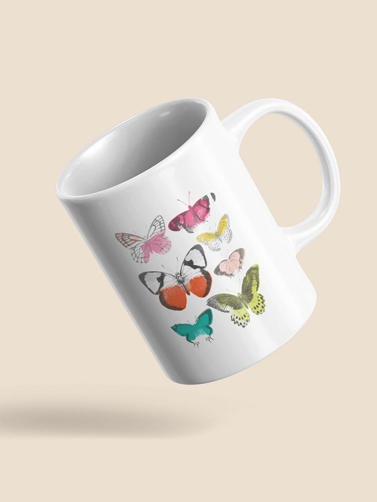 Chromatic Butterflies I Mug -June Erica Vess Designs