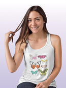 Chromatic Butterflies I T-shirt -June Erica Vess Designs