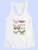 Chromatic Butterflies I T-shirt -June Erica Vess Designs