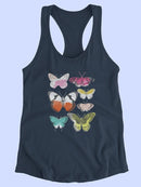 Chromatic Butterflies I T-shirt -June Erica Vess Designs