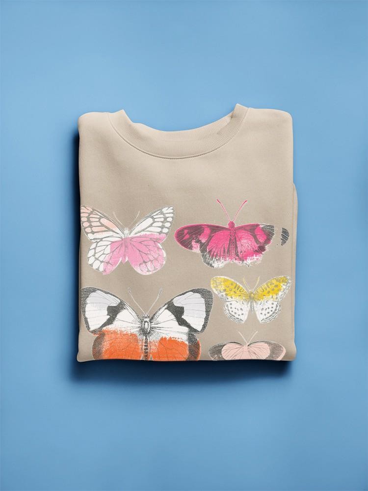 Chromatic Butterflies I Sweatshirt -June Erica Vess Designs