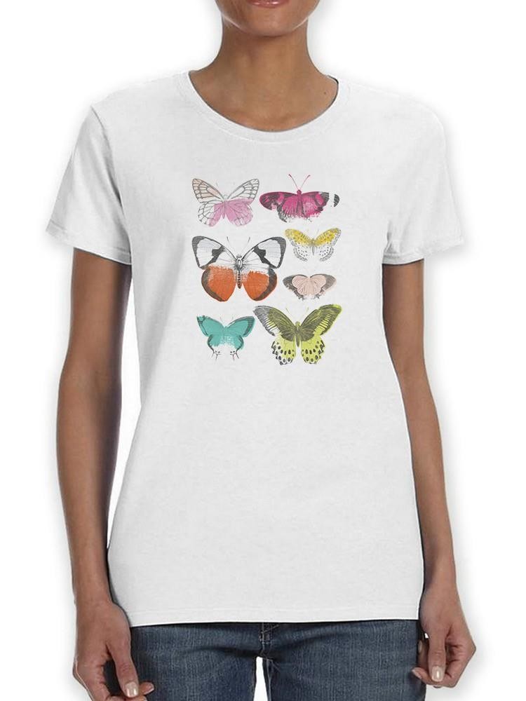 Chromatic Butterflies I T-shirt -June Erica Vess Designs