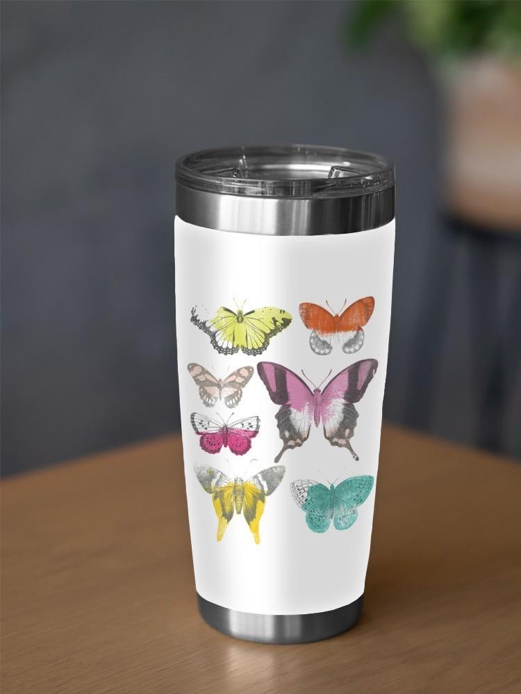 Chromatic Butterflies Ii. Tumbler -June Erica Vess Designs