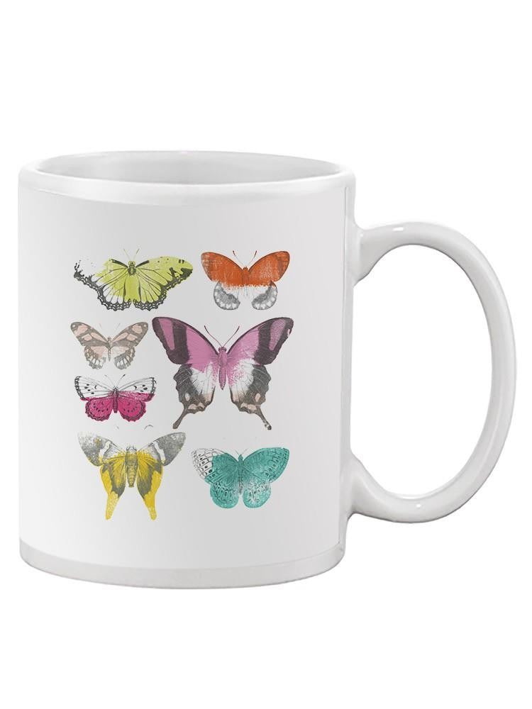 Chromatic Butterflies Ii. Mug -June Erica Vess Designs