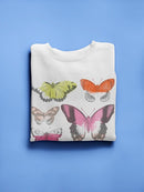 Chromatic Butterflies Ii Sweatshirt -June Erica Vess Designs