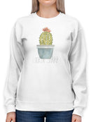 Punny Plant Ii Sweatshirt -June Erica Vess Designs