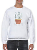 Punny Plant Iv Sweatshirt -June Erica Vess Designs