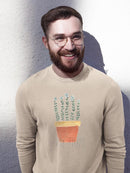 Punny Plant Iv Sweatshirt -June Erica Vess Designs