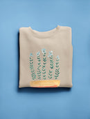 Punny Plant Iv Sweatshirt -June Erica Vess Designs